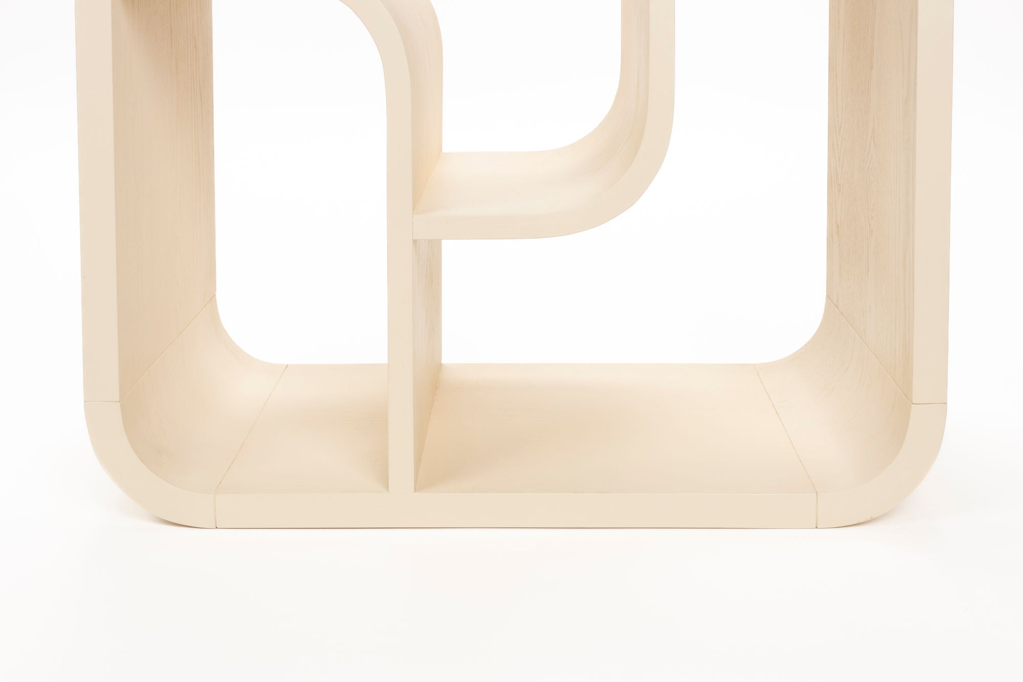 Zuiver Seven Abstract Beige Oak Wood Display Unit